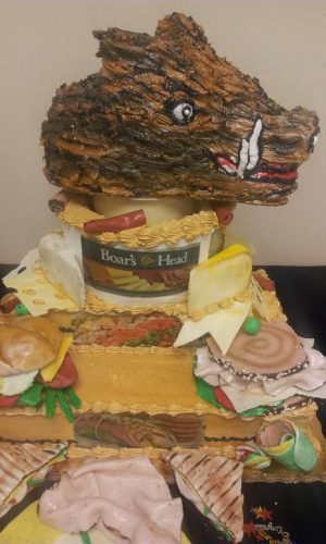 Boar's Head Cake